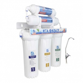 Питьевая система очистки воды ОНЕГА 5-СТ &quot;Умягчающий&quot; пять ступеней