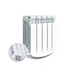 Биметалический радиатор Rifar Base Ventil 350 (правый) 5 секций