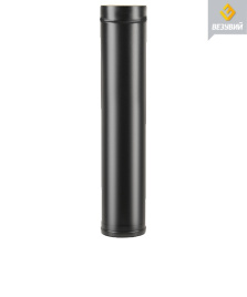 Сэндвич-Труба Везувий BLACK (AISI 430- 08 мм) Ø115х200 1м
