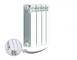 Биметалический радиатор Rifar Base Ventil 500 (правый) 4 секции