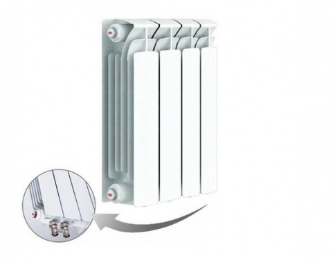 Биметалический радиатор Rifar Base Ventil 500 (правый) 4 секции фото 1 бла